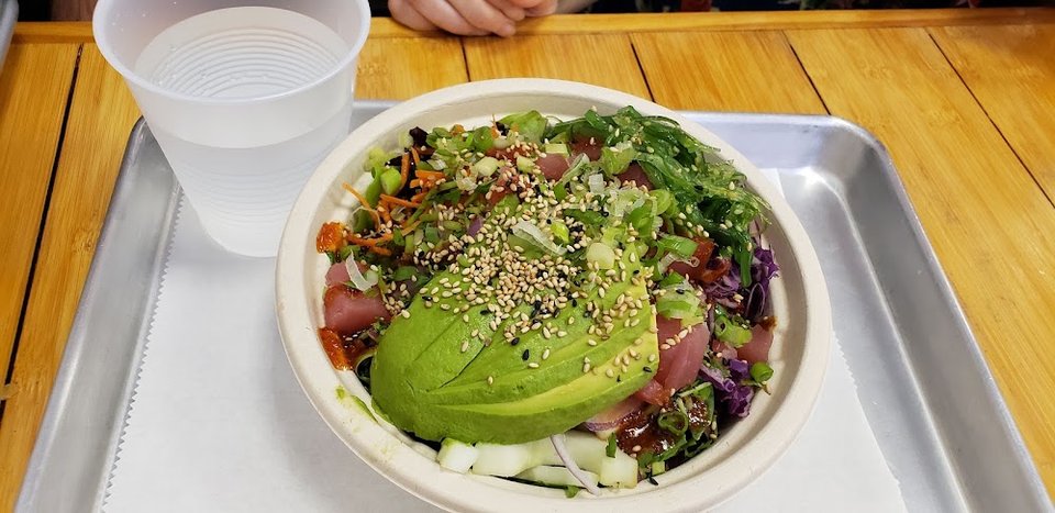 Tuna on Salad